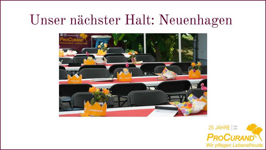 Unser nächster Halt: Neuenhagen