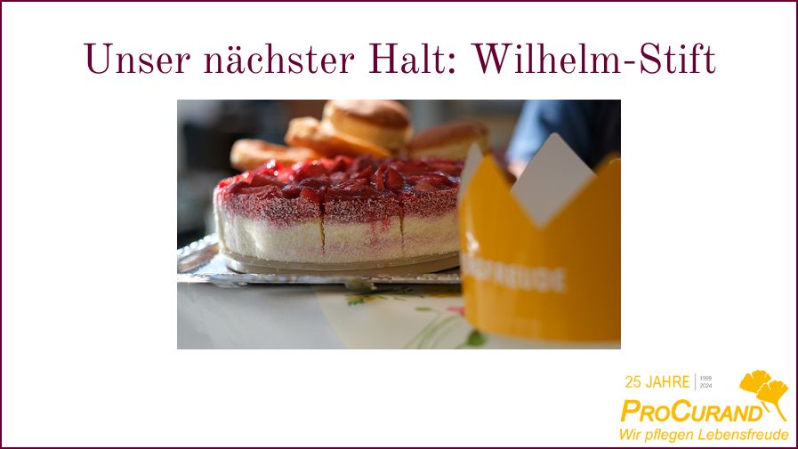 Unser nächster Halt: Wilhelm-Stift