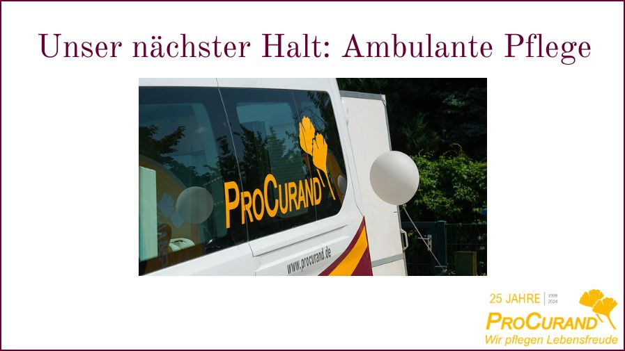 Unser nächster Halt: Ambulante Pflege