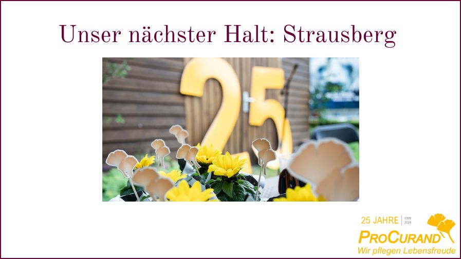 Unser nächster Halt: Strausberg