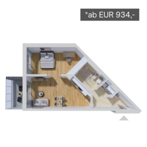 Seniorendomizil Haus Adrian Grundriss Wohnung 1