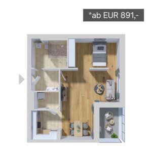 Seniorendomizil Haus Adrian Grundriss Wohnung 9