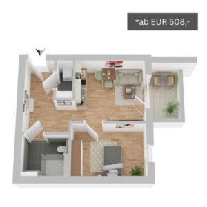 Wohnungstyp 2 Betreutes Wohnen Lüchow