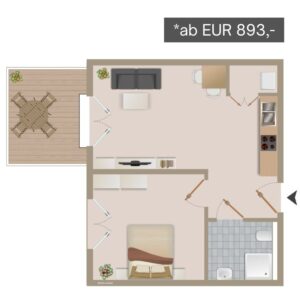 Grundriss 1 Betreutes Wohnen in Seevetal