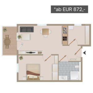 Grundriss 3 Betreutes Wohnen in Seevetal