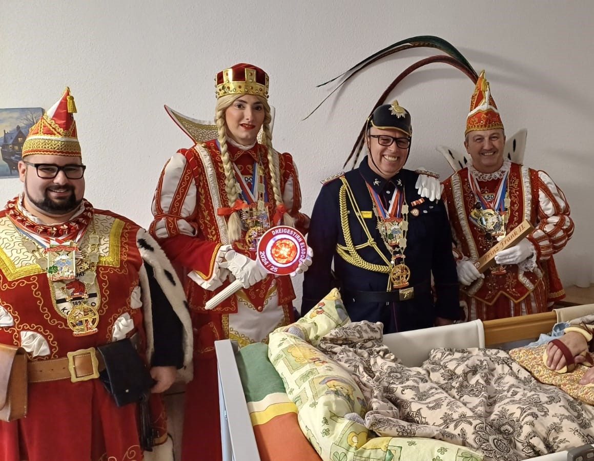 Karnevalsstimmung in der compassio Intensivpflege Elsdorf