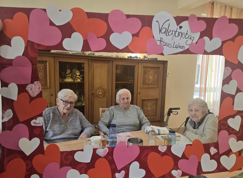 Liebevoller Valentinstag im Haus Lukas