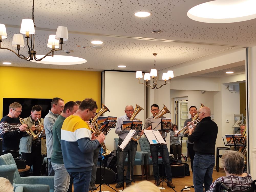 Musikalischer Nachmittag im Seniorendomizil Haus Albert mit dem Posaunenchor