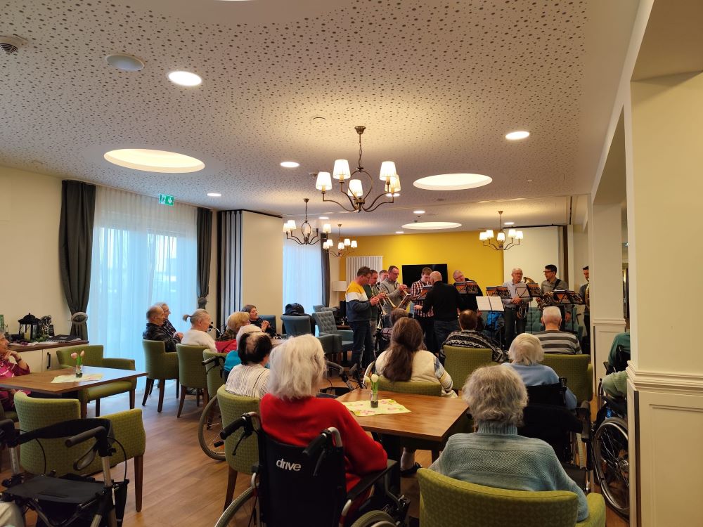 Musikalischer Nachmittag im Seniorendomizil Haus Albert mit dem Posaunenchor