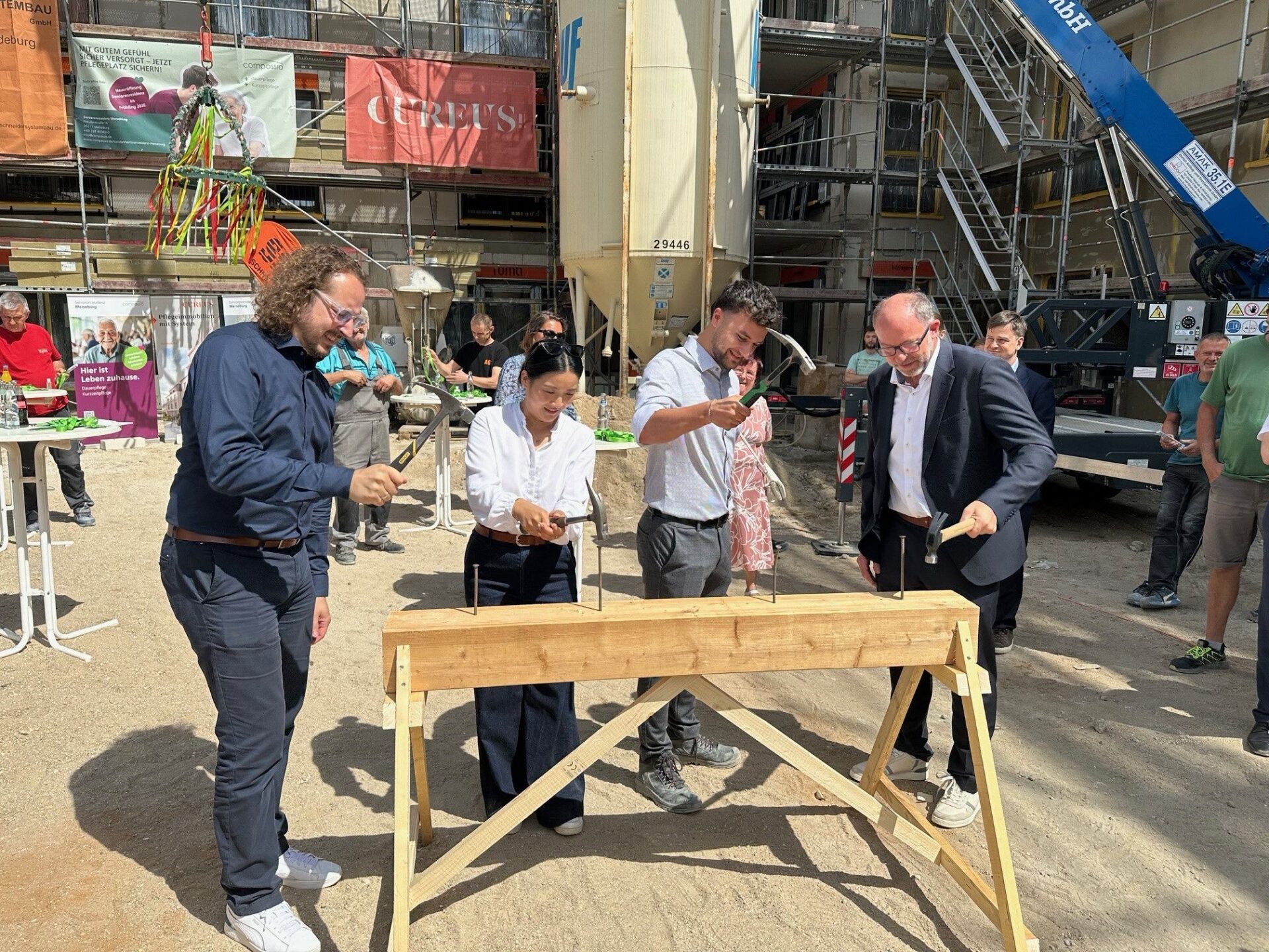 Richtfest in Merseburg