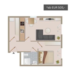 Wohnungstyp 2 Betreutes Wohnen Gadenstedt