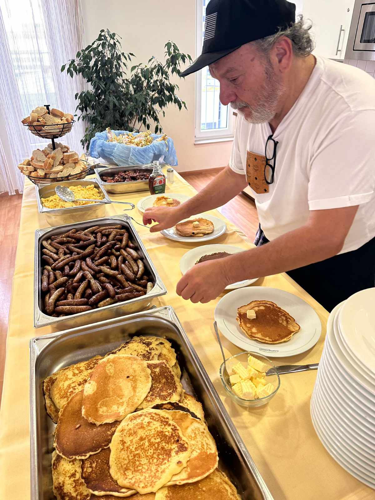 Vatertag im Haus Martin: Amerikanisches Frühstück