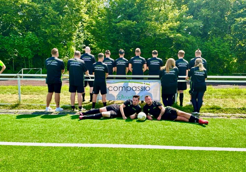 Wohnanlage Am Schloss beim Dürener Firmen-Fußballturnier