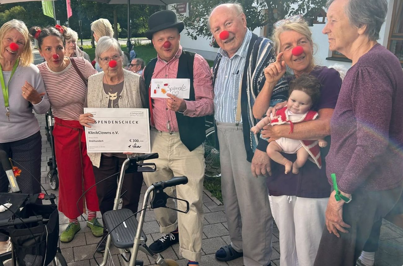 Klinikclowns bringen Freude ins Seniorendomizil Haus Raphael