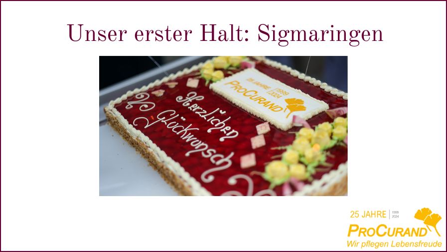 Unser erster Halt: Sigmaringen