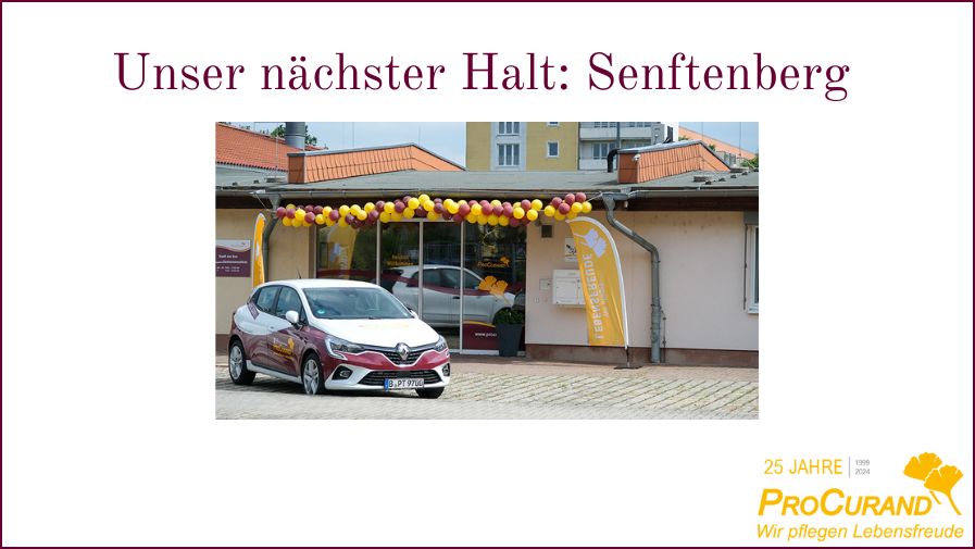 Unser nächster Halt: Senftenberg