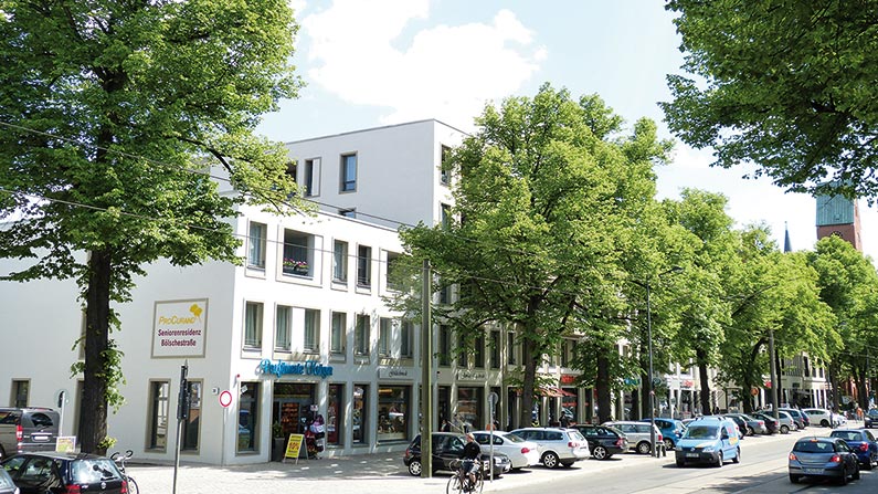 Au&szlig;enansicht der Station&auml;ren Pflege Friedrichshagen