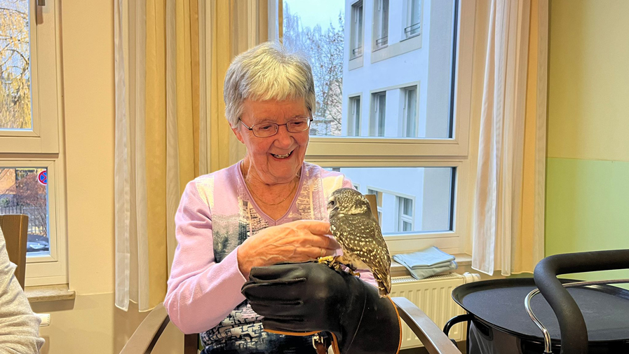 Falkner der Herzen in der Bölschestraße