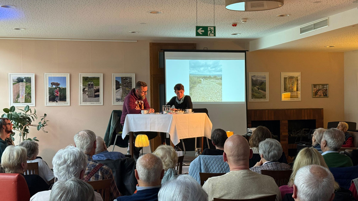 Vernissage and reading Jakobsweg