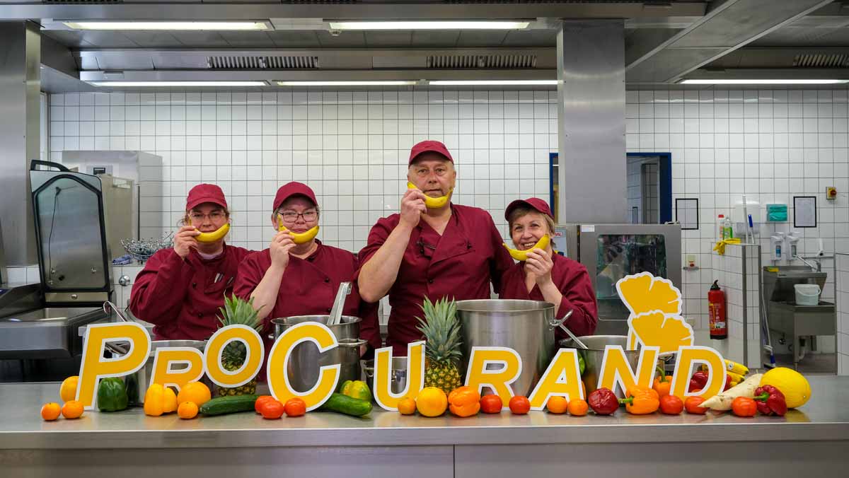 Küchenteam im Service-Wohnen der Seniorenresidenz Am Schlosspark