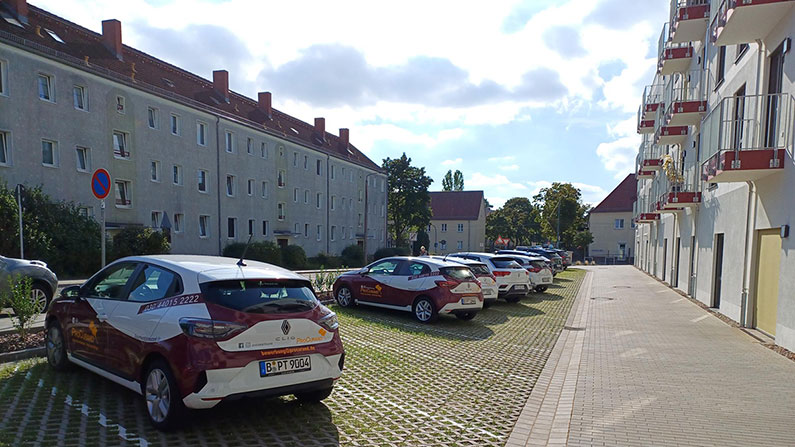 Außenansicht der Ambulanten Pflege Eberswalde Außenansicht der ProCurand Ambulanten Pflege Eberswalde in der Residenz Nordend