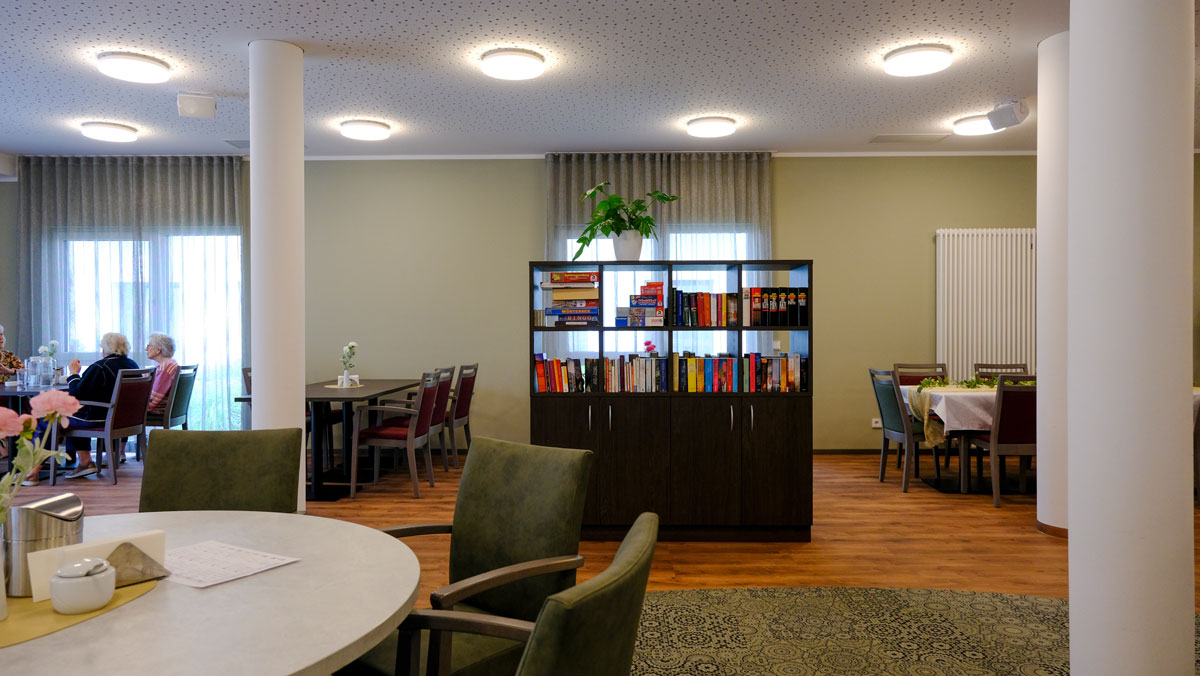 Interior view Cafe Nordend in the Nordend Residence in Eberswalde
