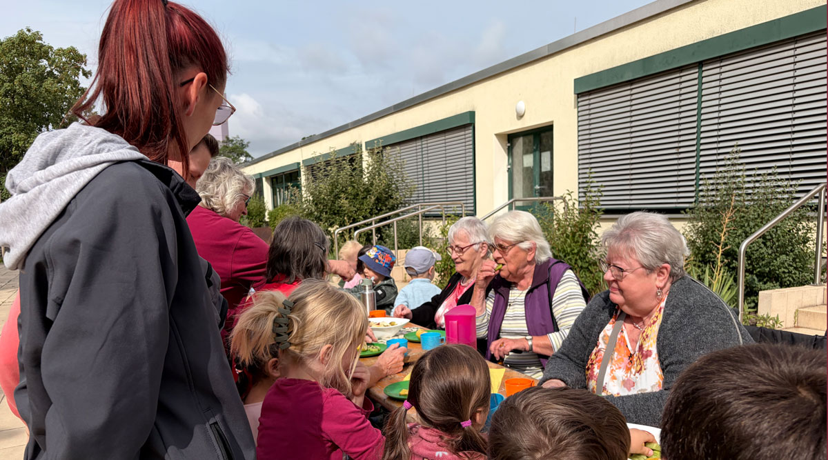 Tagespflege Eberswalde zu Gast in der Kita Kinderparadies