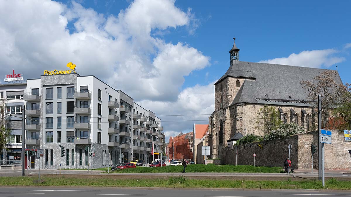 Exterior view of ProCurand Service-Living at the Residence Am Hallorenring