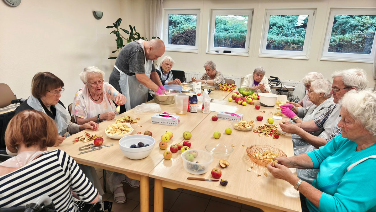 Apfelkuchengenuss in Halle