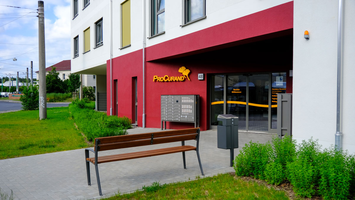 Entrance to Nordend Residence in Eberswalde
