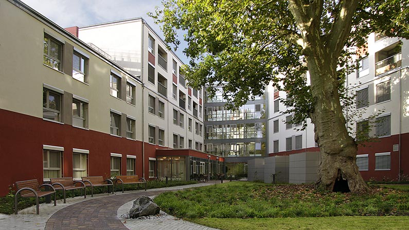 Außenansicht der Stationären Pflege Havelpalais Außenansicht der Stationären Pflege Havelpalais