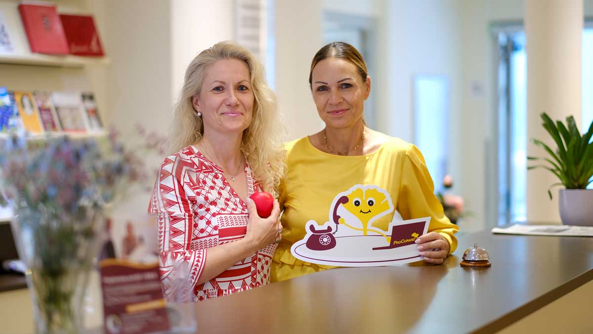Rezeptionsteam der Stationären Pflege der Seniorenresidenz Park Sanssouci