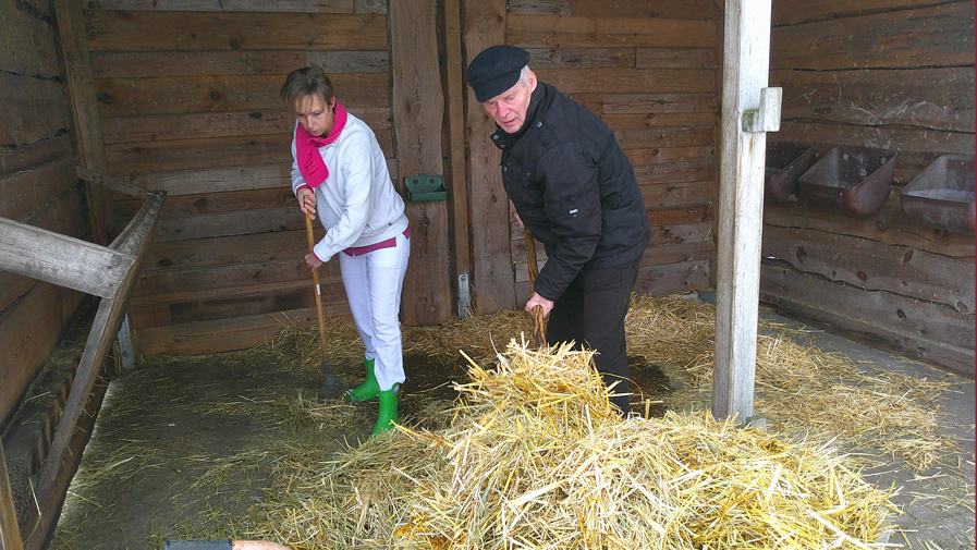 Tatkräftige Hilfe in Senftenberg