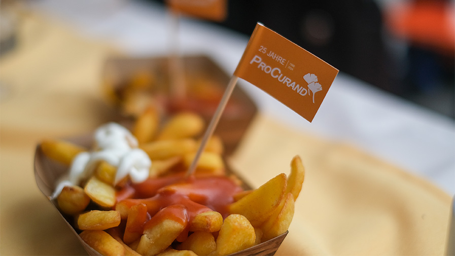 Leckeres Essen auf der ProCurand 25 Feier in Sigmaringen